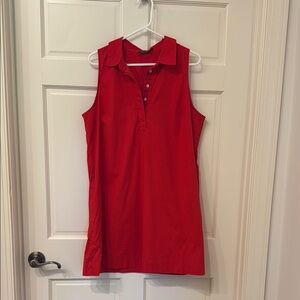 Vineyard Vines Red Sleeveless Dress